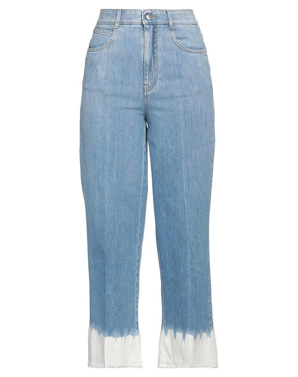 ステラマッカートニー レディース ボトムス デニムパンツ STELLA McCARTNEY ストレートレッグ Blue ブルー|ReVida 店
