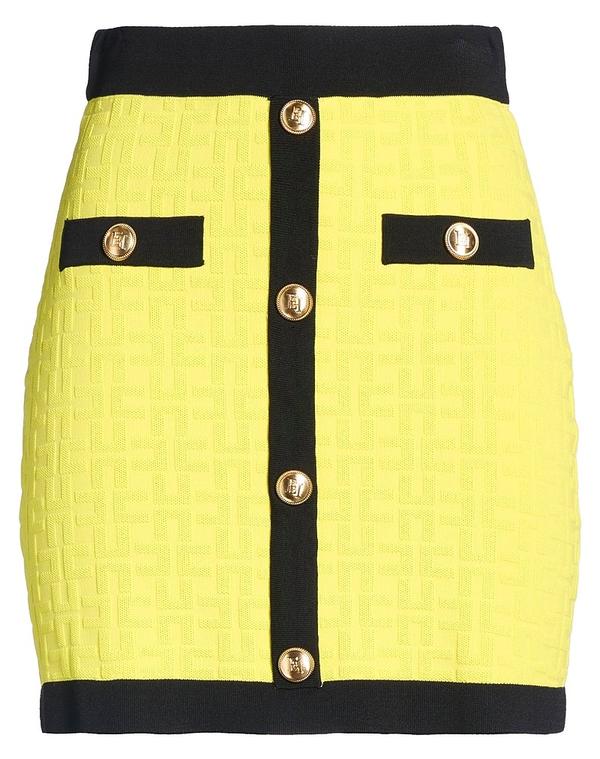 【送料無料】 エリザベッタフランキ レディース スカート ボトムス ミニスカート Lime Green