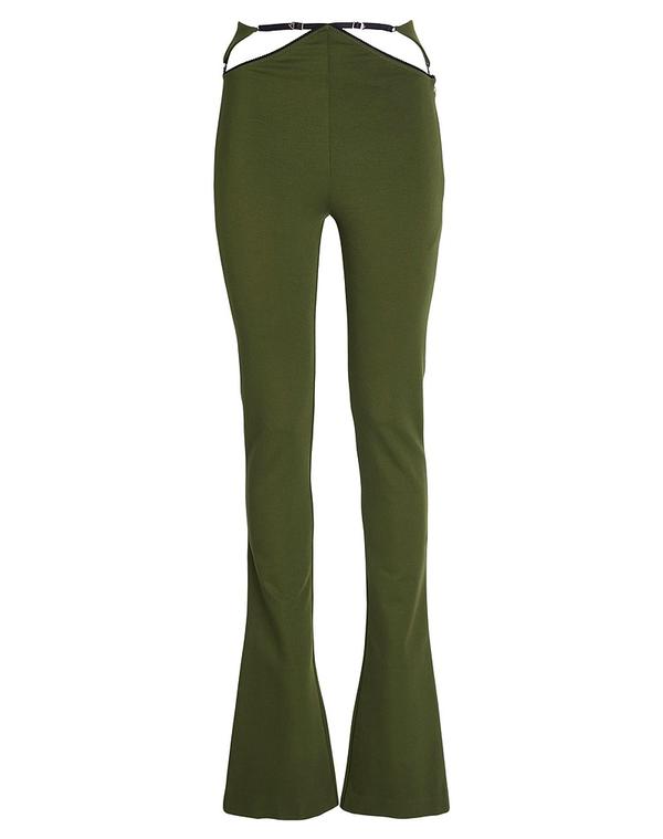 ジ アティコ レディース ボトムス レギンス THE ATTICO レギンス Military Green グリーン