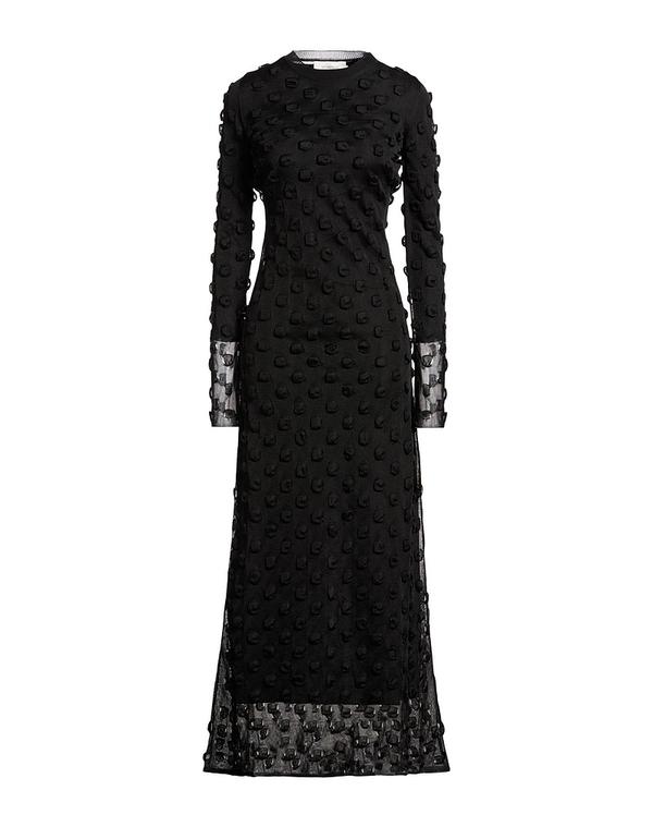 運動競技マックス レディース トップス 衣裳 SPORTMAX ロング衣裳・御召しもの Black 黒いこと