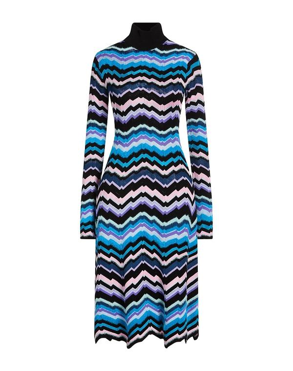 ミッソーニ レディース トップス ワンピース MISSONI ひざ丈ワンピース Black ブラック