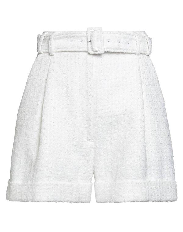 ラルディーニ レディース ボトムス ハーフパンツ・ショーツ LARDINI ショートパンツ＆バミューダパンツ White ホワイト