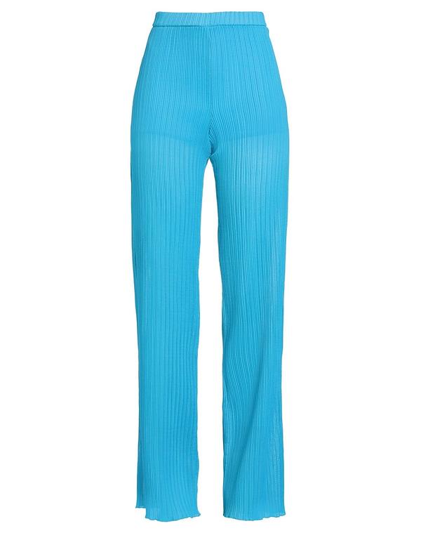 エムエスジイエム レディース ボトムス カジュアルパンツ MSGM パンツ Azure Blue ブルー