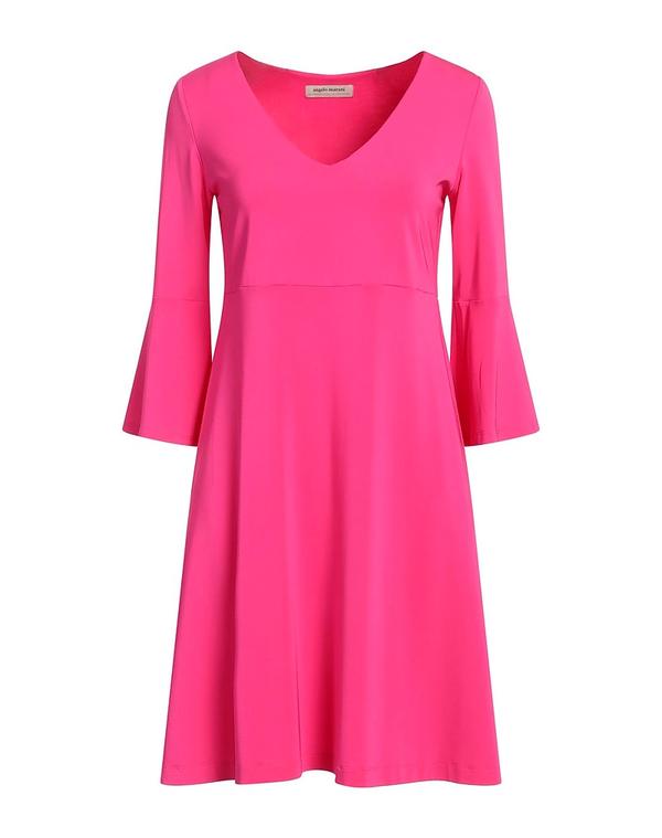 アンジェロマラニー レディース トップス ワンピース ANGELO MARANI ミニワンピース・ドレス Fuchsia フューシャ