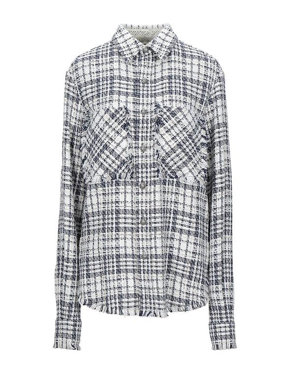フェイスコネクション レディース トップス シャツ FAITH CONNEXION 柄入りシャツ&ブラウス White ホワイト|ReVida 店