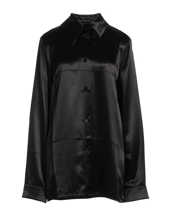 ジル・サンダー レディース トップス シャツ JIL SANDER 無地シャツ＆ブラウス Black ブラック｜ReVida 店