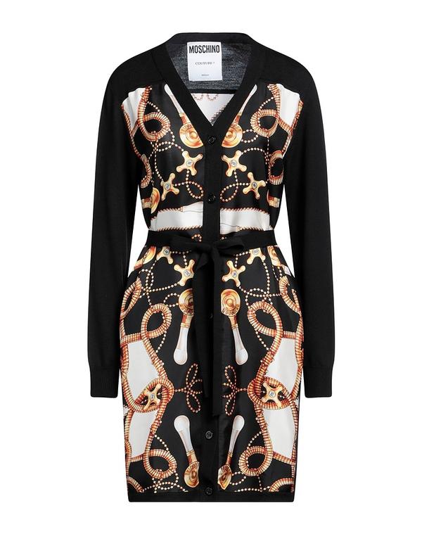 モスキーノ レディース トップス ワンピース MOSCHINO ミニワンピース・ドレス Black ブラック