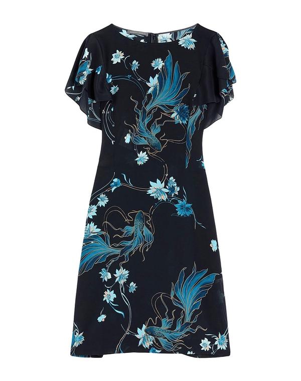 アルベルタ フェレッティ レディース トップス ワンピース ALBERTA FERRETTI ひざ丈ワンピース Midnight Blue ブルー