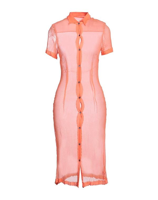 ドリス・ヴァン・ノッテン レディース トップス ワンピース DRIES VANOTEN シルクドレス Salmon Pink ピンク