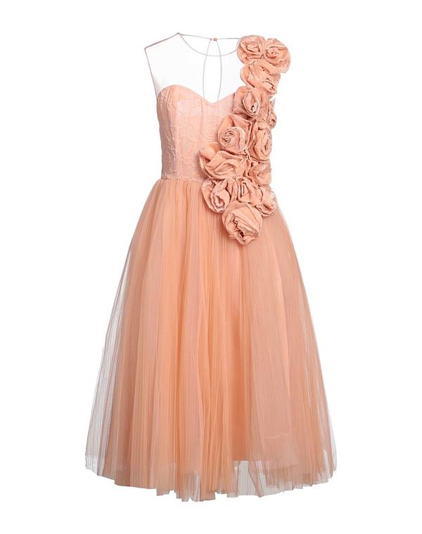 エリザベッタフランキ レディース トップス ワンピース ELISABETTA FRANCHI ひざ丈ワンピース Pale Pink ピンク