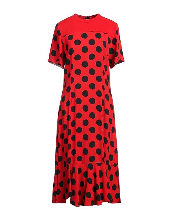 マルニ レディース トップス ワンピース MARNI ひざ丈ワンピース Red レッド
