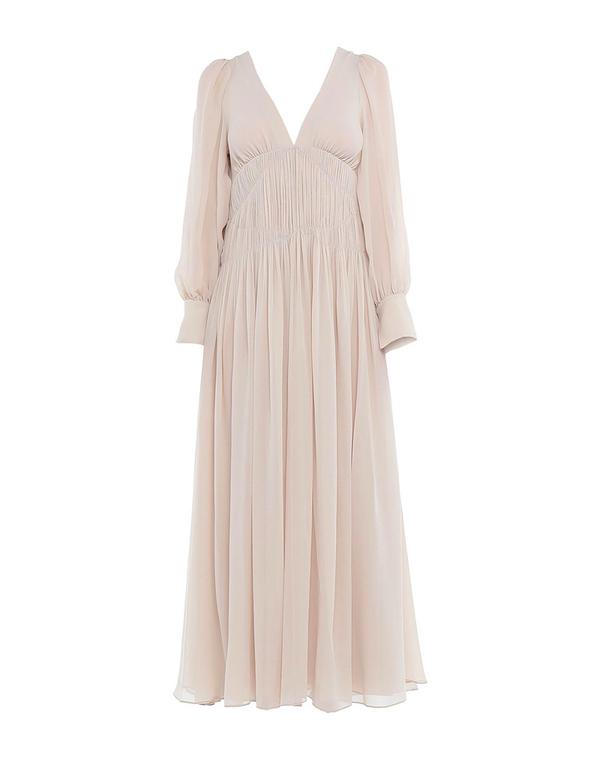 ステラマッカートニー レディース トップス ワンピース STELLA McCARTNEY シルクドレス Beige ベージュ