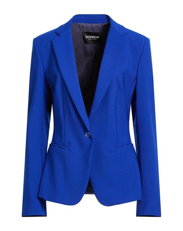 ドンダップ レディース アウター ジャケット・ブルゾン DONDUP テーラードジャケット Bright Blue ブルー｜ReVida 店