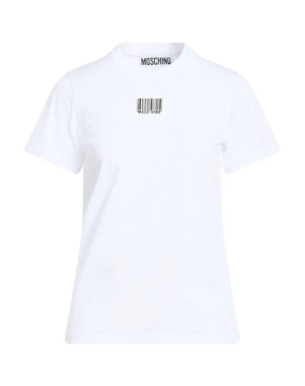 モスキーノ レディース トップス Tシャツ MOSCHINO Ｔシャツ White ホワイト