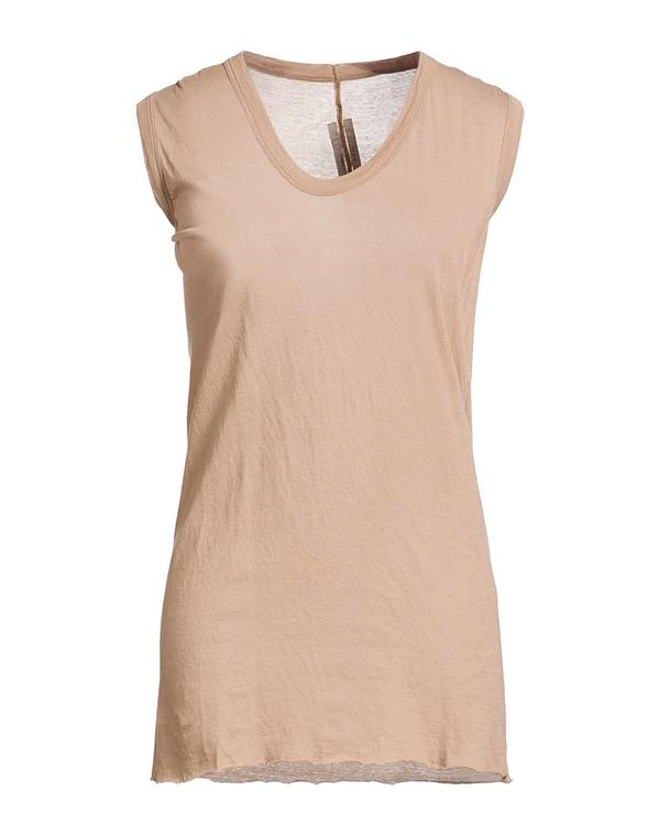リックオウエンス レディース トップス Tシャツ RICK OWENS Ｔシャツ Light Brown ブラウン