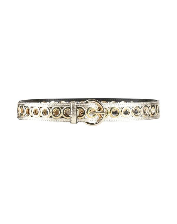 サンドロ レディース レザー小物 ベルト SANDRO レギュラー幅ベルト Gold ゴールド|ReVida 店