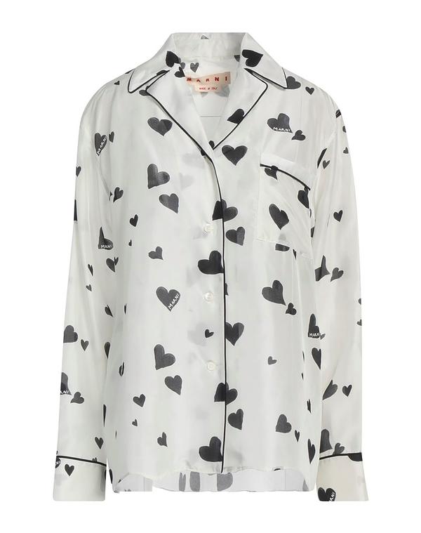 マルニ レディース トップス シャツ MARNI シルクシャツ＆ブラウス White ホワイト