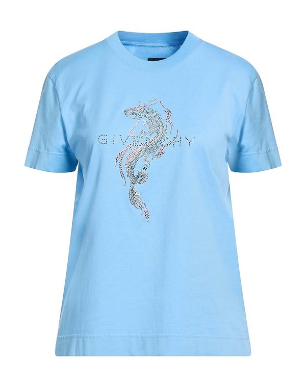 ジバンシー レディース トップス ティーシャツ GIVENCHY Ｔシャツ Azure Blue 青碧