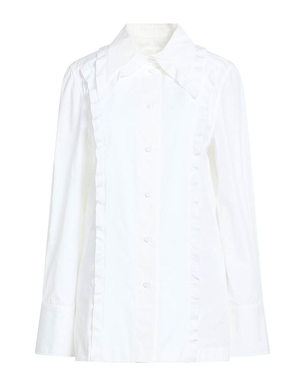 ジル・サンダー レディース トップス シャツ JIL SANDER 無地シャツ＆ブラウス White ホワイト
