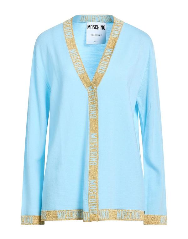 モスキーノ レディース アウター カーディガン MOSCHINO カーディガン Sky Blue ブルー