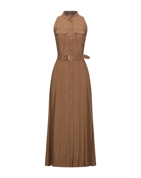 アルベルタ フェレッティ レディース トップス ワンピース ALBERTA FERRETTI ロングワンピース・ドレス Khaki カーキ