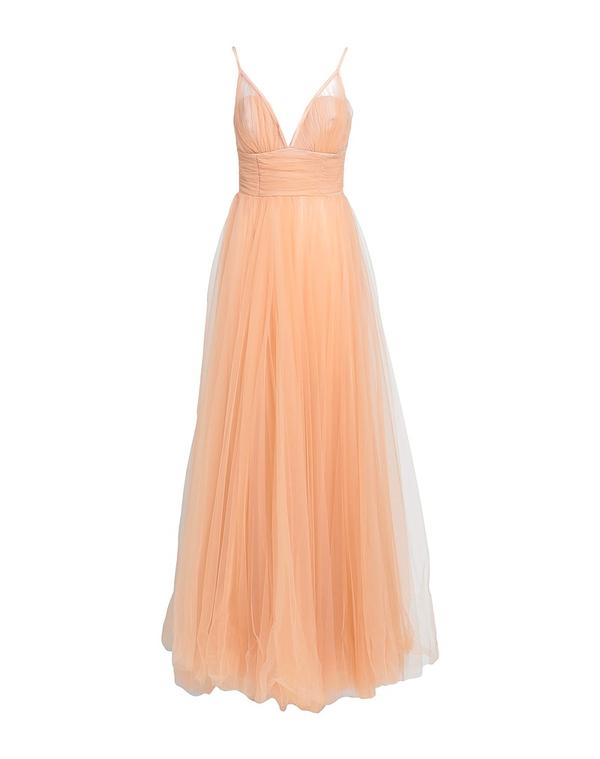 エリザベッタフランキ レディース トップス ワンピース ELISABETTA FRANCHI ロングワンピース・ドレス Pale Pink ピンク