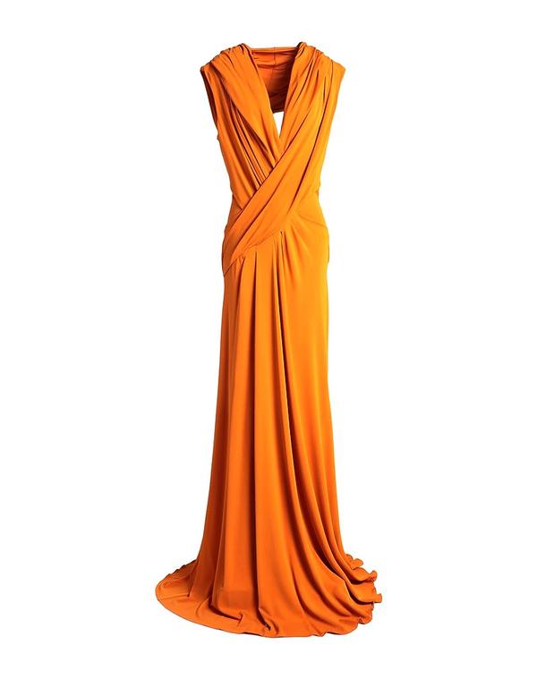 アルベルタ フェレッティ レディース トップス ワンピース ALBERTA FERRETTI ロングワンピース・ドレス Orange オレンジ