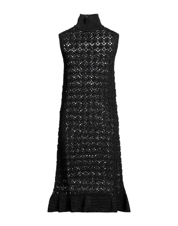 ガニー レディース トップス ワンピース GANNI ひざ丈ワンピース Black ブラック