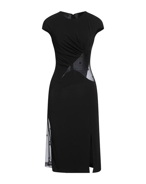 ジバンシー レディース トップス 衣裳 GIVENCHY ひざ丈衣裳 Black 黒いこと ワンピース-レディースファッション