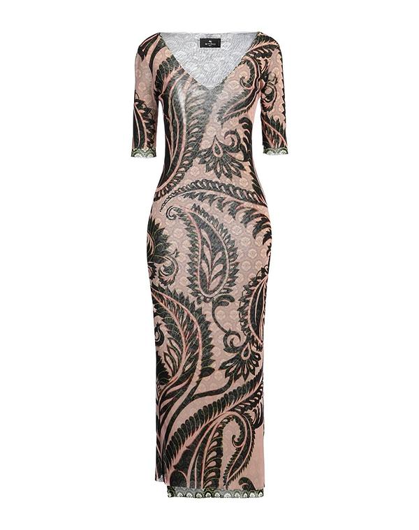 エトロ レディース トップス 衣裳 ETRO ひざ丈衣裳 Pink サクラ色