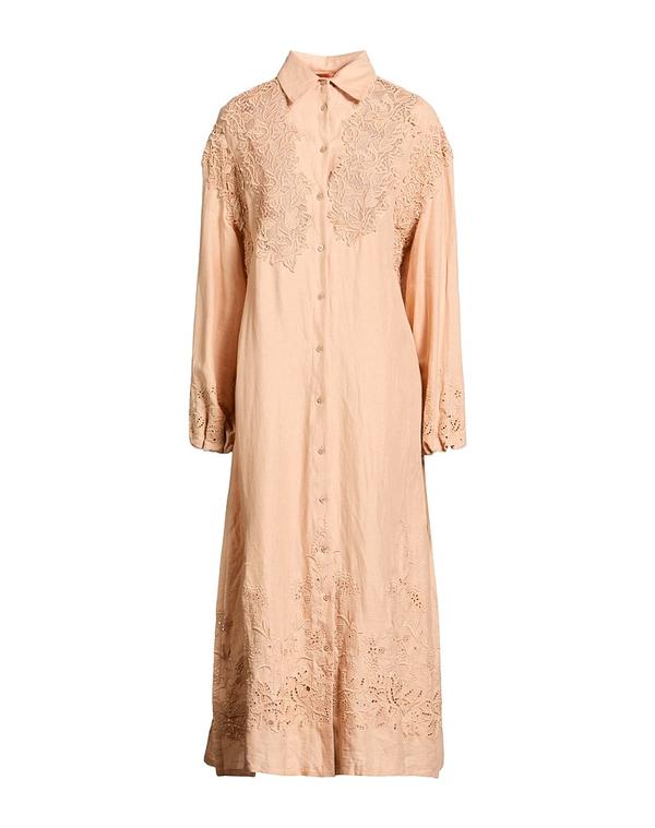 エルマンノ シェルヴィーノ レディース トップス ワンピース ERMANNO SCERVINO ひざ丈ワンピース Beige ベージュ
