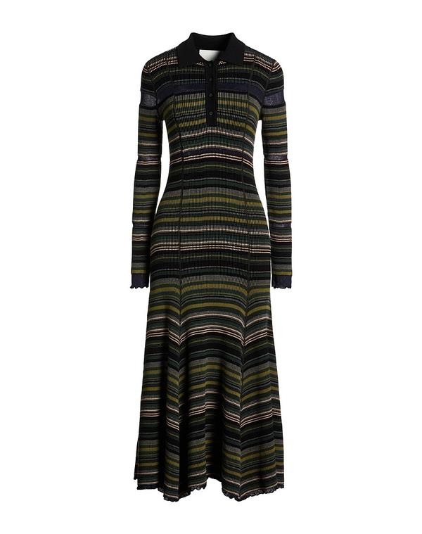 スリーワンフィリップリム レディース トップス ワンピース 3.1 PHILLIP LIM ひざ丈ワンピース Dark Green グリーン|ReVida 店