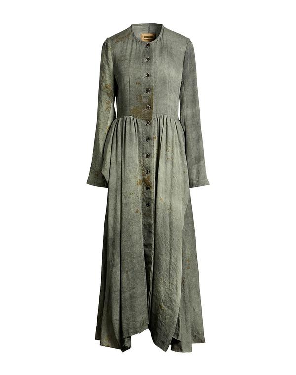 ユマ 一 レディース トップス 衣裳 UMA WANG ロング衣裳・御召しもの Military Green 緑であること