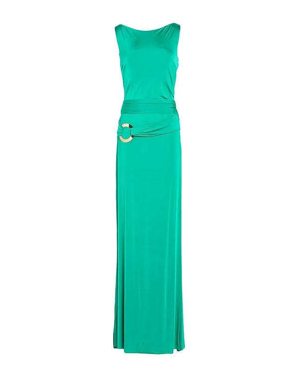 チアラ ボニ プティ ローブ レディース トップス ワンピース CHIARA BONI LA PETITE ROBE ロングワンピース・ドレス Green グリーン