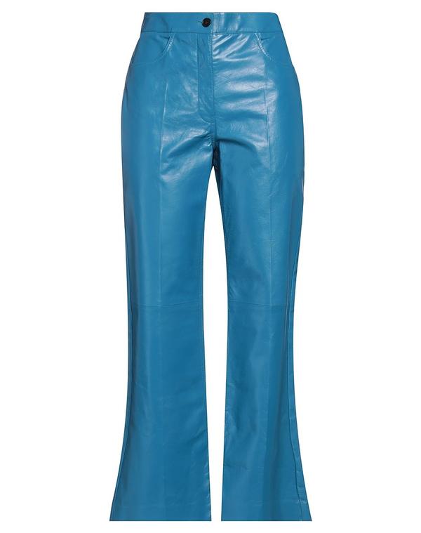 ジル・サンダー レディース ボトムス 心地好いズボン下 JIL SANDER なめし革ズボン下 Blue Gray 薄墨色