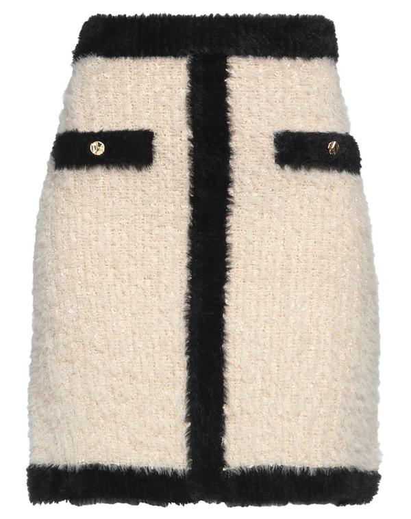 ニナリッチ レディース ボトムスカート NINA RICCI ミニスカート Ivory アイボリー