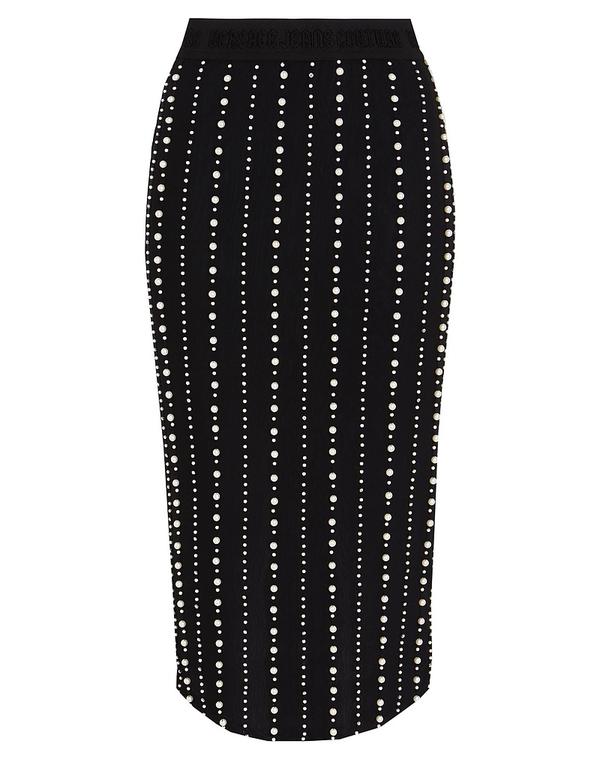 ヴェルサーチ レディース ボトムスカート VERSACE JEANS COUTURE ミディ丈スカート Black ブラック 19,860円
