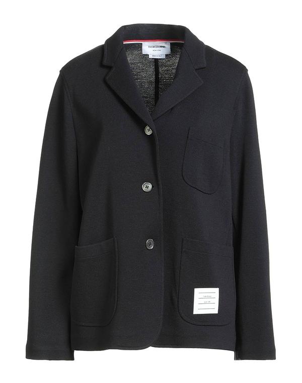 トムブラウン レディース アウター ジャケット・ブルゾン THOM BROWNE テーラードジャケット Midnight Blue ブルー｜ReVida 店