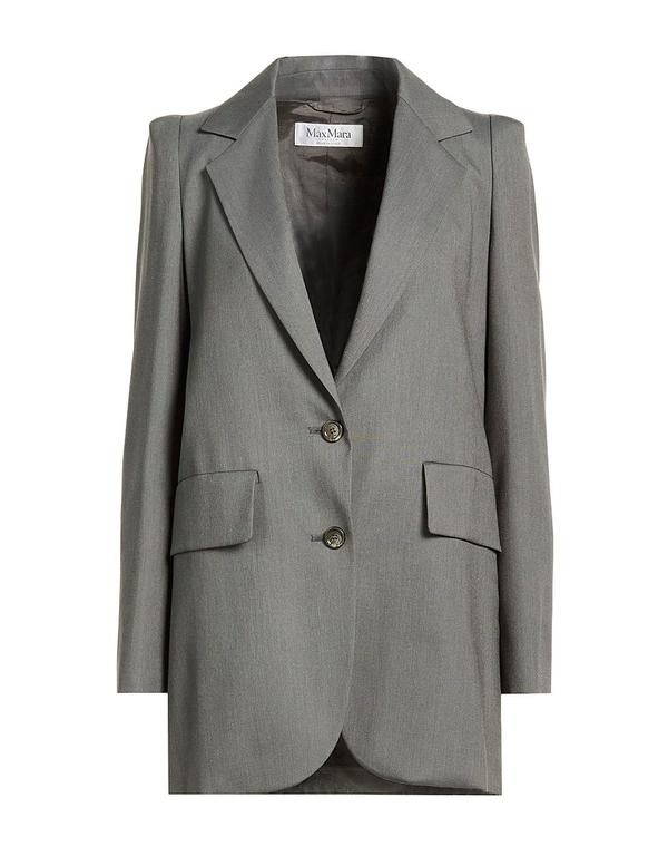マックスマーラ レディース アウター 上衣・上衣 MAX MARA テーラードジャケット Gray 薄墨色