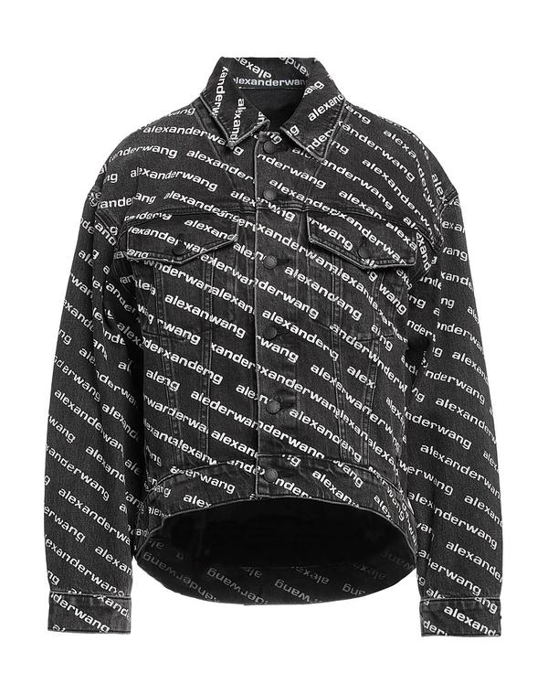 アレキサンダーワン レディース アウター ジャケット・ブルゾン ALEXANDER WANG デニムブルゾン Black ブラック｜ReVida 店
