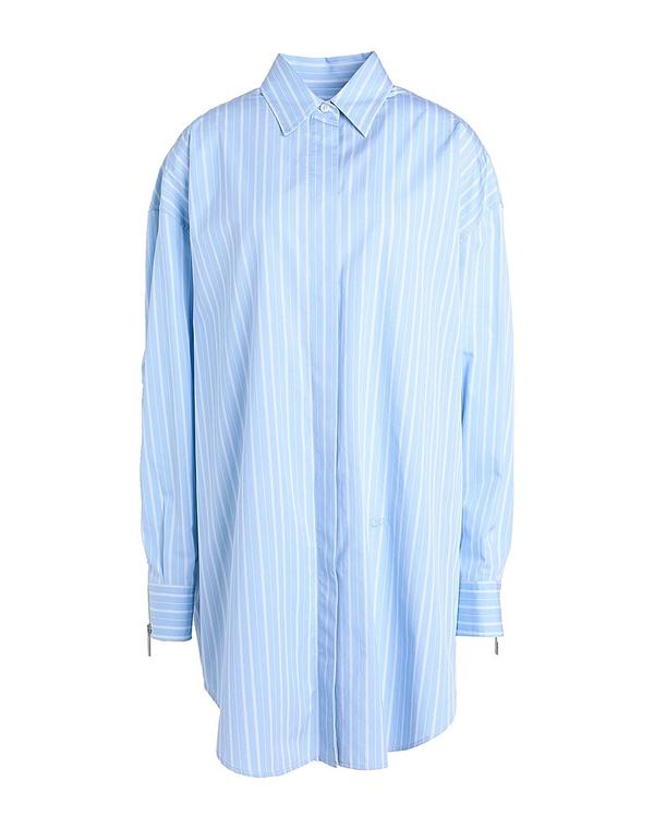 オフ-ホワイト レディース トップス シャツ OFF-WHITE 柄入りシャツ＆ブラウス Sky Blue ブルー