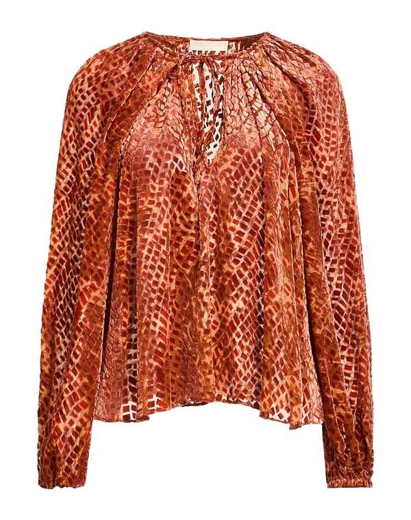 ウラ・ジョンソン レディース トップス シャツ ULLA JOHNSON トップス Reddish Brown ブラウン