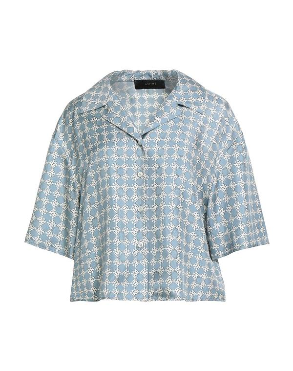 アミリ レディース トップス シャツ AMIRI シルクシャツ＆ブラウス Light Blue ブルー