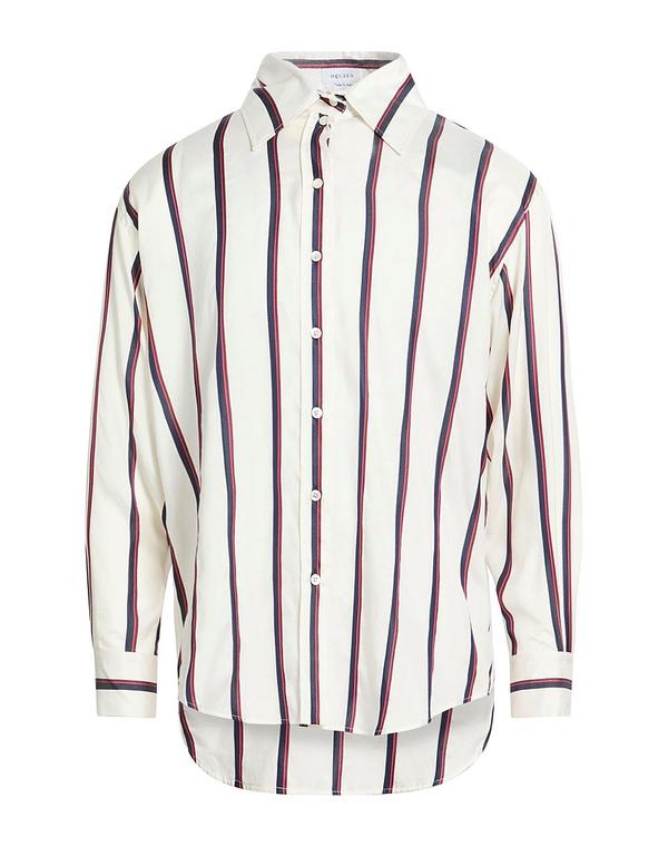 マックイーン レディース トップス シャツ MCQUEEN 柄入りシャツ&ブラウス Off White オフホワイト|ReVida 店