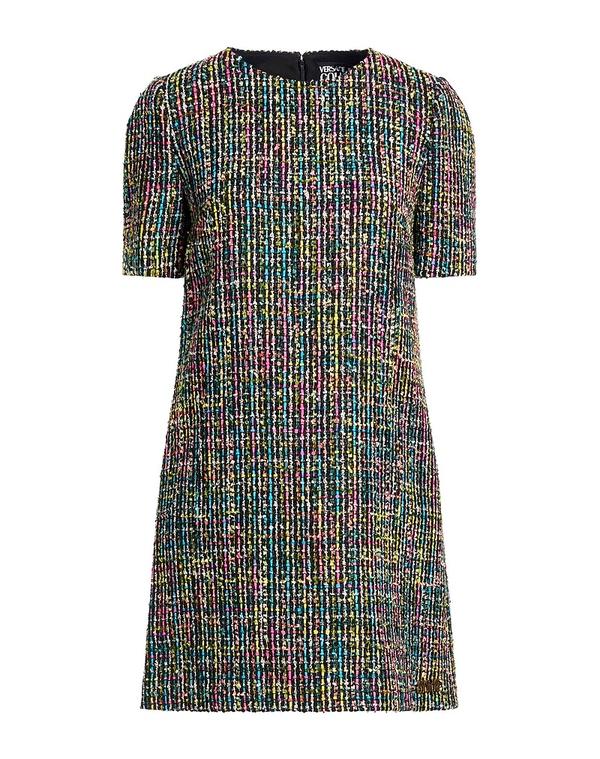 ヴェルサーチ レディース トップス ワンピース VERSACE JEANS COUTURE ミニワンピース・ドレス Black ブラック