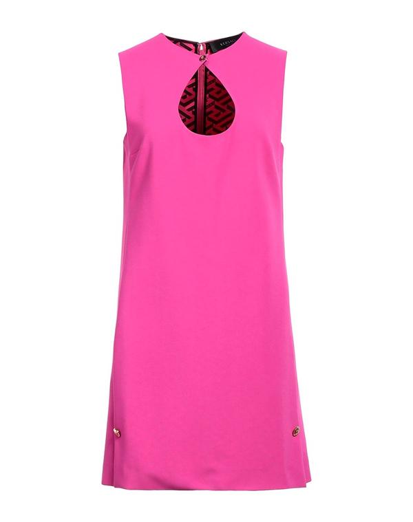 ヴェルサーチ レディース トップス ワンピース VERSACE ミニワンピース・ドレス Fuchsia フューシャ 102,400円