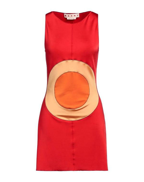 マルニ レディース トップス ワンピース MARNI ミニワンピース・ドレス Red レッド