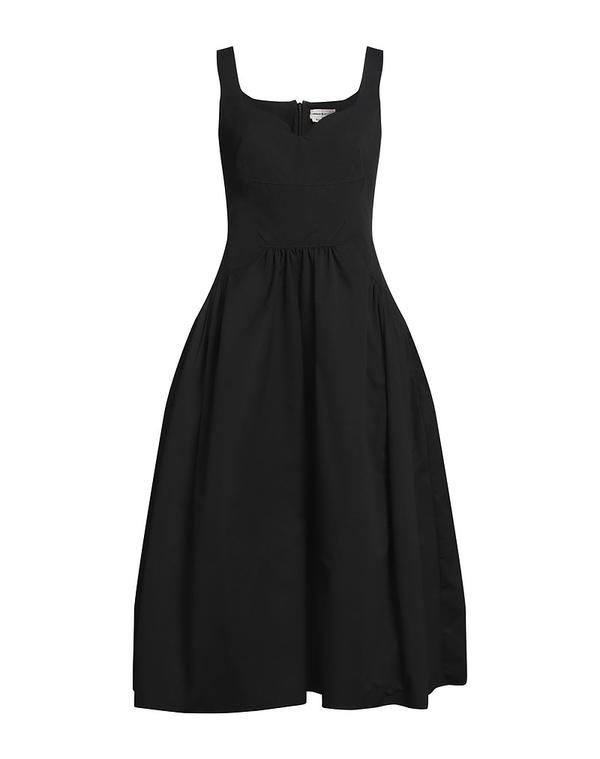 マックイーン レディース トップス ワンピース MCQUEEN ひざ丈ワンピース Black ブラック
