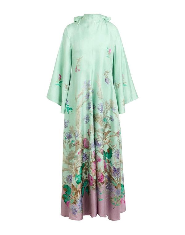 ラ・ダブル・ジェイ レディース トップス ワンピース LA DOUBLEJ シルクドレス Light Green グリーン