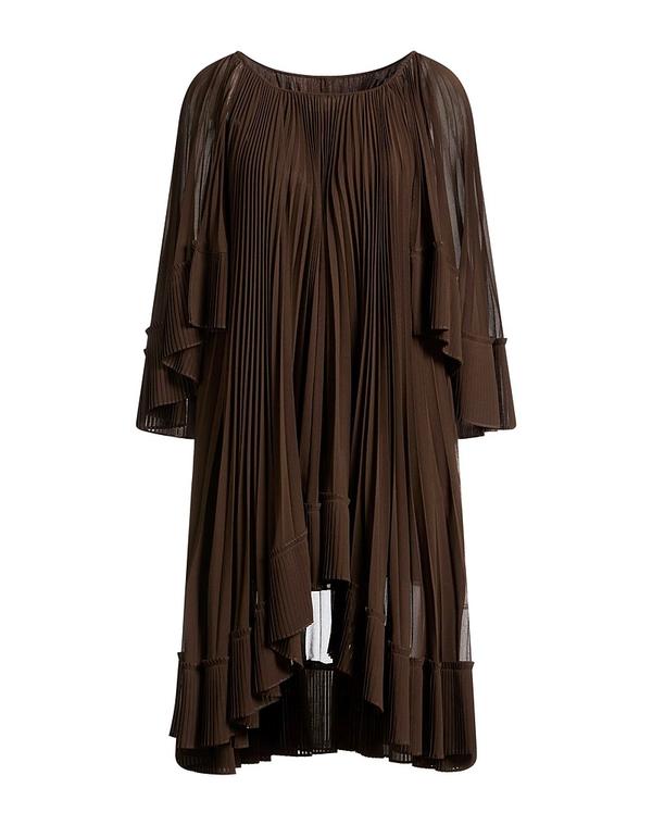 ジマーマン レディース トップス ワンピース ZIMMERMANN ミニワンピース・ドレス Dark Brown ブラウン